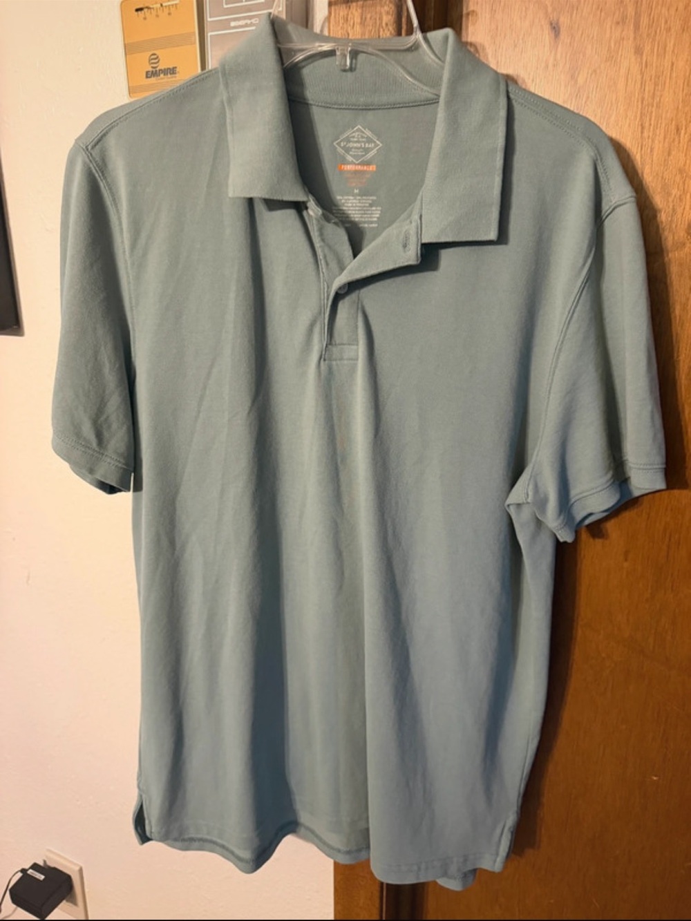 Sage Green Men's Polo Shirt - ComfortFit